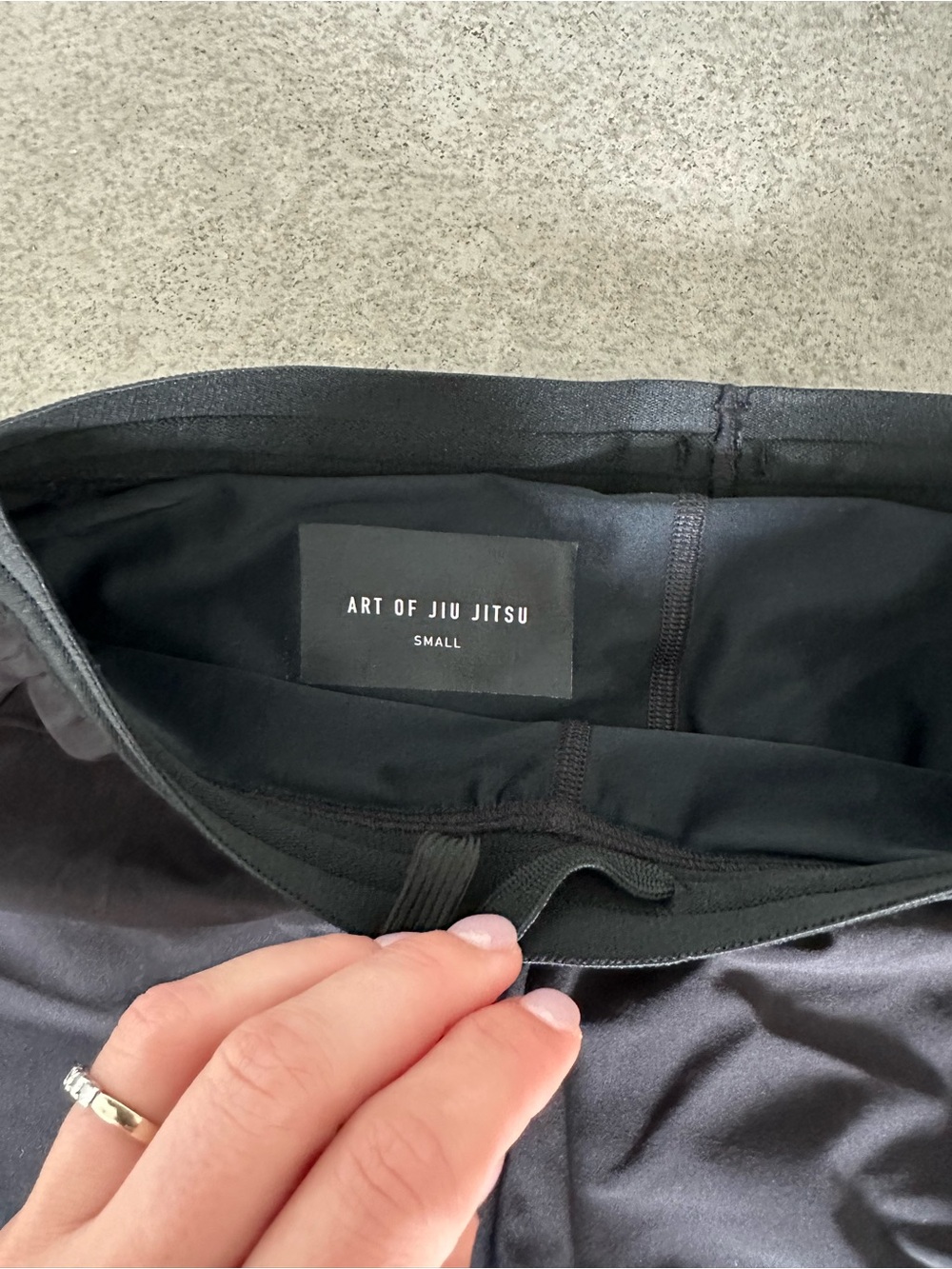 Art of Jiu Jitsu Athletic Leggings with Attached Shorts size Small - Picture 3 of 8